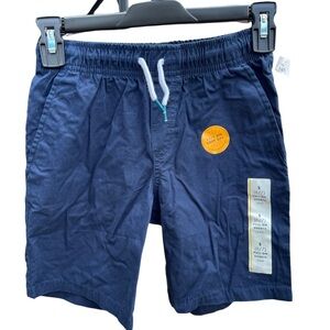 Cat & Jack Boys Flexible Drawstring Blue Shorts Uniform
